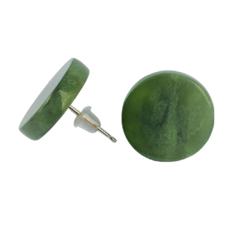 Betty Dot Earrings - Pounamu