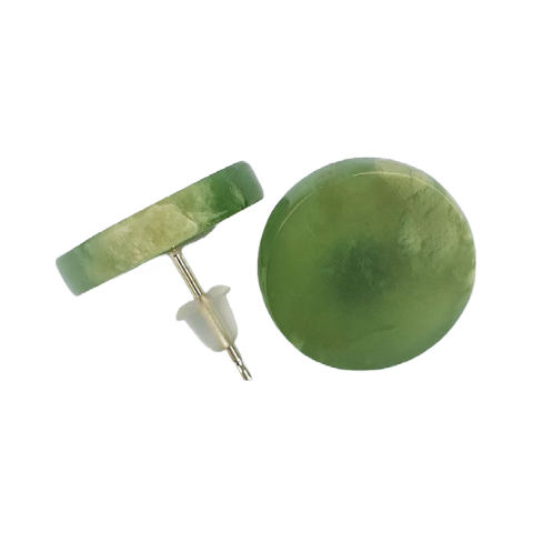 Betty Dot Earrings - Pounamu