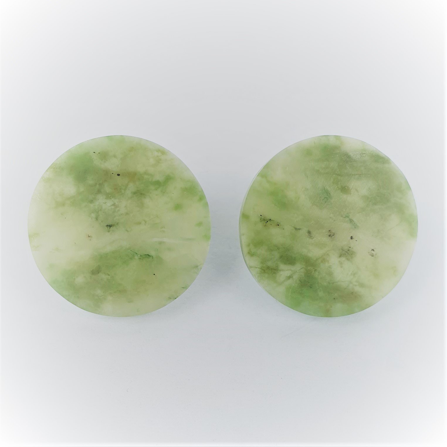 Large Betty Dot Earrings - Grossular Garnet