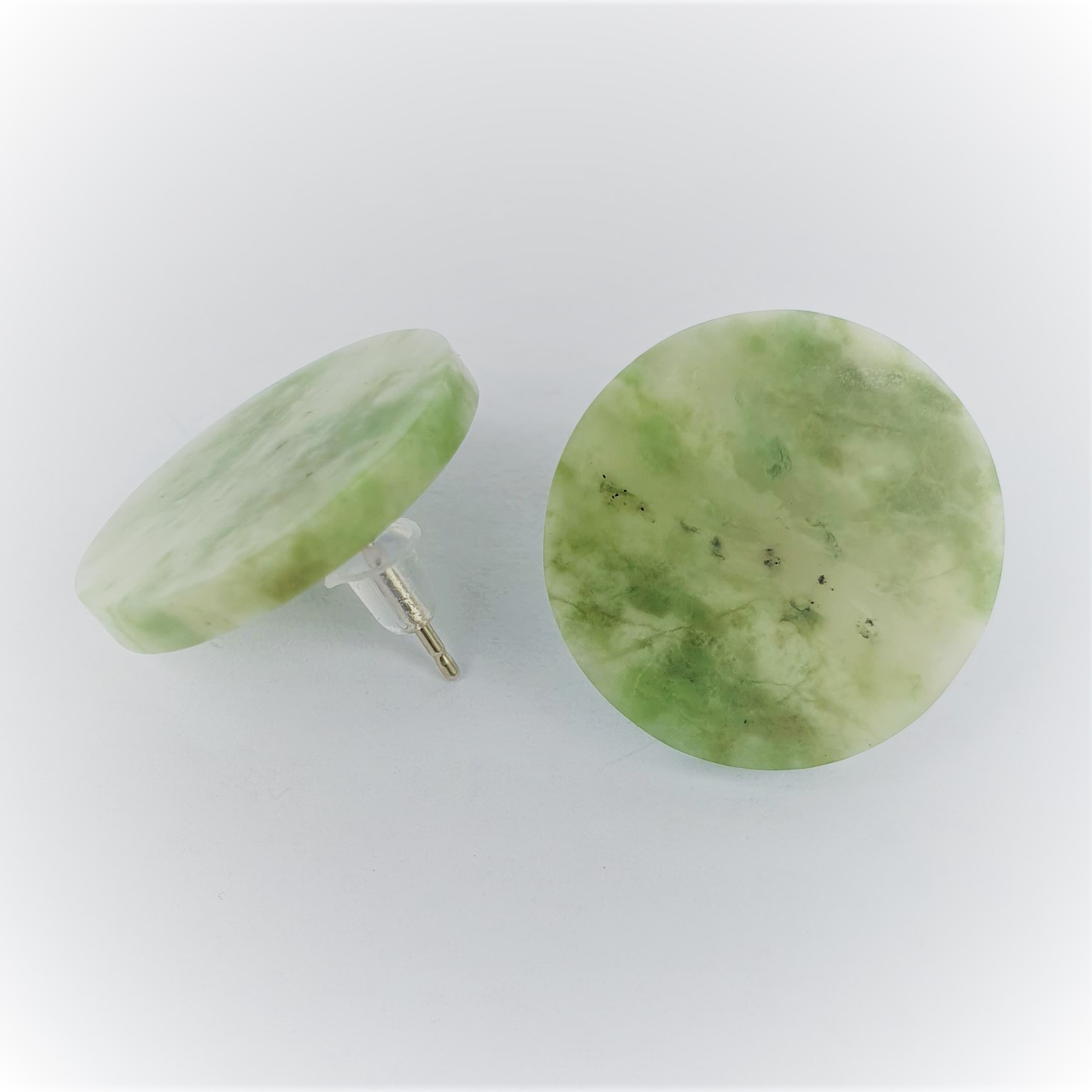 Large Betty Dot Earrings - Grossular Garnet - Image 3