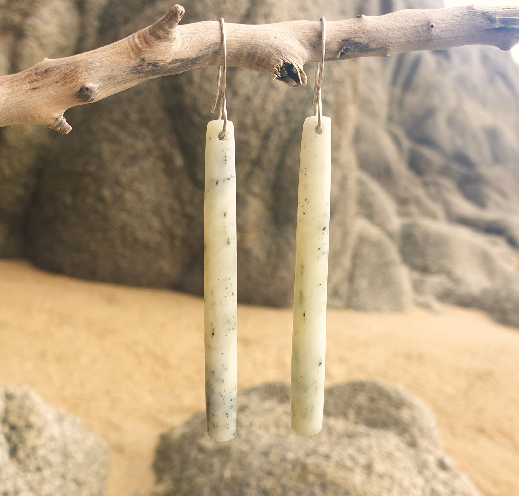 Rodingite Drop Earrings